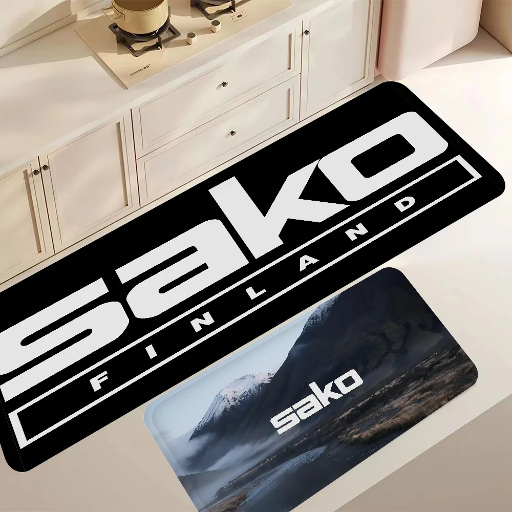 T-Tikka By S-Sako Logo Door Mat Washable Non-Slip Living Room Sofa Chairs Area Mat Kitchen Welcome Doormat 4