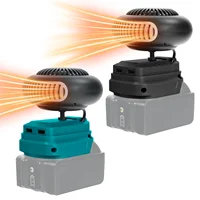 Souffleur d'air chaud portable, chauffage de voiture sans fil, dégivreur de pare-brise, ventilateur de chauffage et de refroidissement rapide pour batterie Makita 18V 1