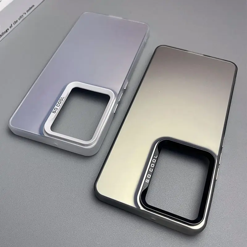 Luxury Metallic Aurora Skin Matte Phone Case Cover