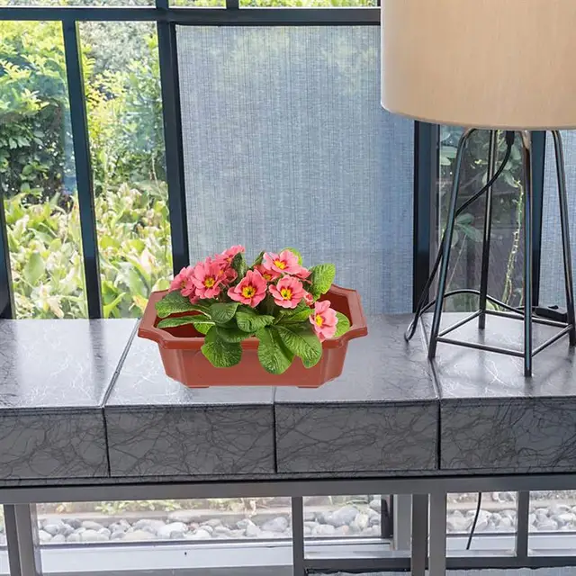 6Db Műanyag Virág Edény Zamatos Növények Bonsai Ültetési Edények Táj Virágcserep - Image 6