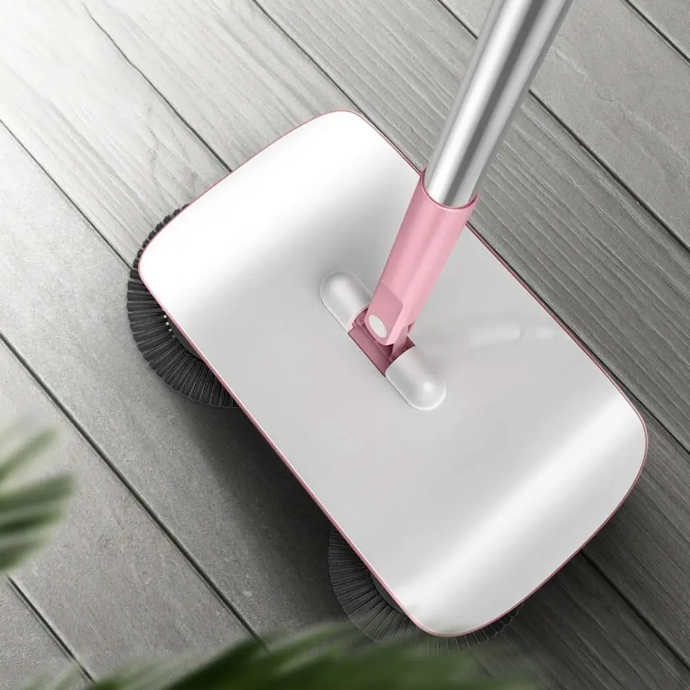 Description Picture 6 of itemHome Handheld Sweeping Machine Automatic Floor Sweeper Combination of Broom and Mop Hand Push Type Scoop Lazy Cleaning Tool