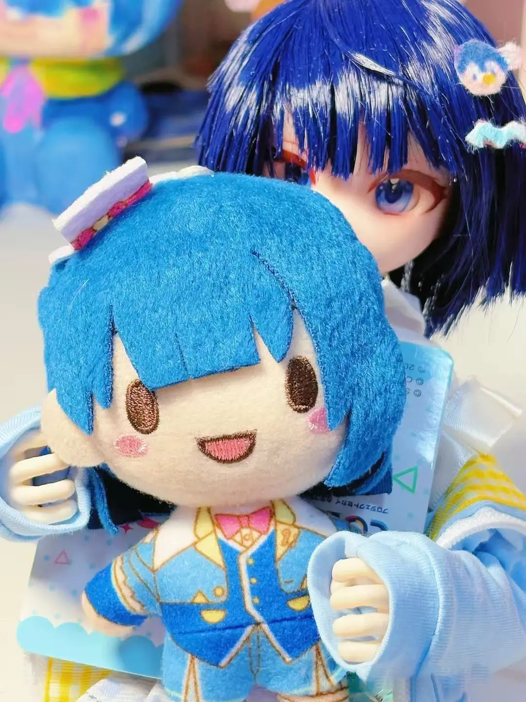 Project Sekai Kiritani Haruka Cosplay Anime Plush 10CM Stuffed Body Plushie Cartoon Pendant Knapsack Ornament Birthday Gifts