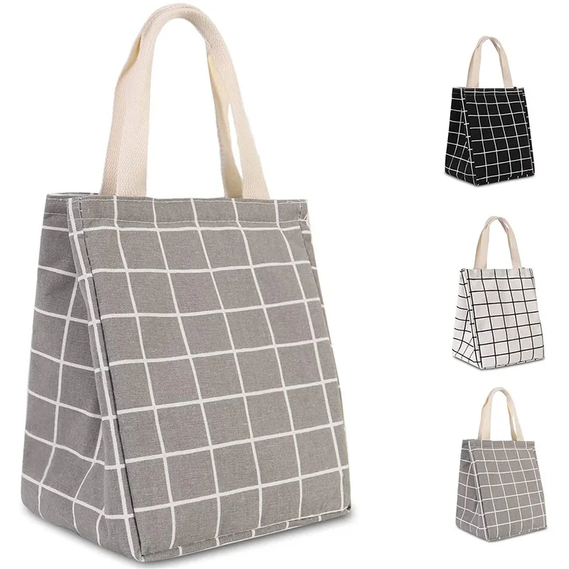 

Large Insulated School Lunch Bag for Girls Thermal Thicken Cooler Picnic Office Carry Bag Women Bags Shoulder Free Shipping