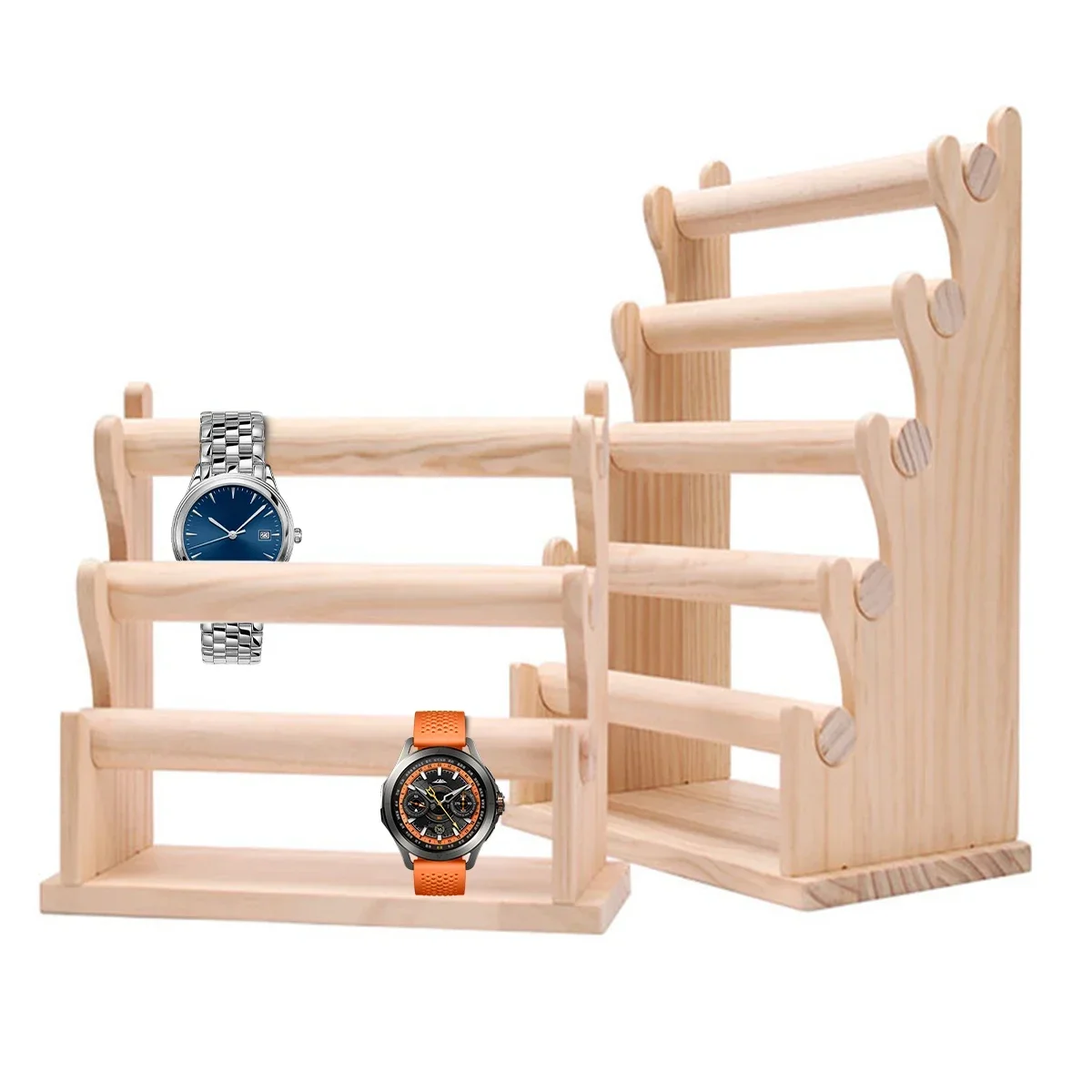 Wooden Bracelet Display Frame Detachable Solid Wood Watch Stand Bracelet Holder Storage Jewelry Holder Stand Display