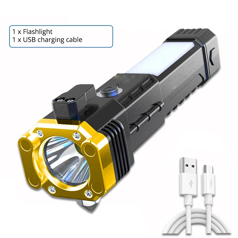 Metolight LED-Warning Light with safety hammer and belt cutter