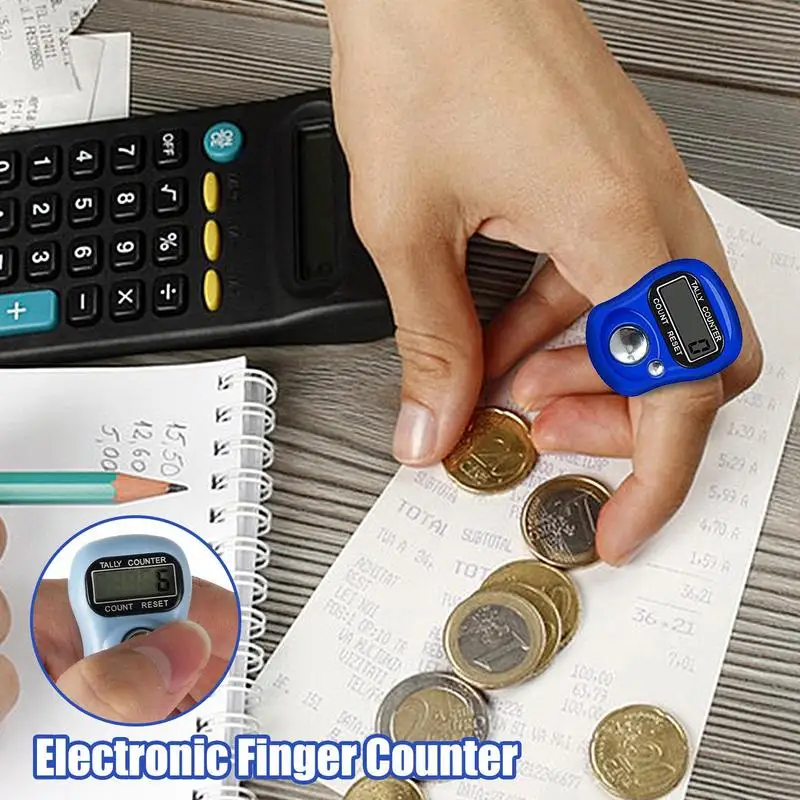 Counters Tools Accessory Sewing Knitting Ring LCD Electronic Stitchs Marker Manual Thumb Count Row Finger Counter Instruments