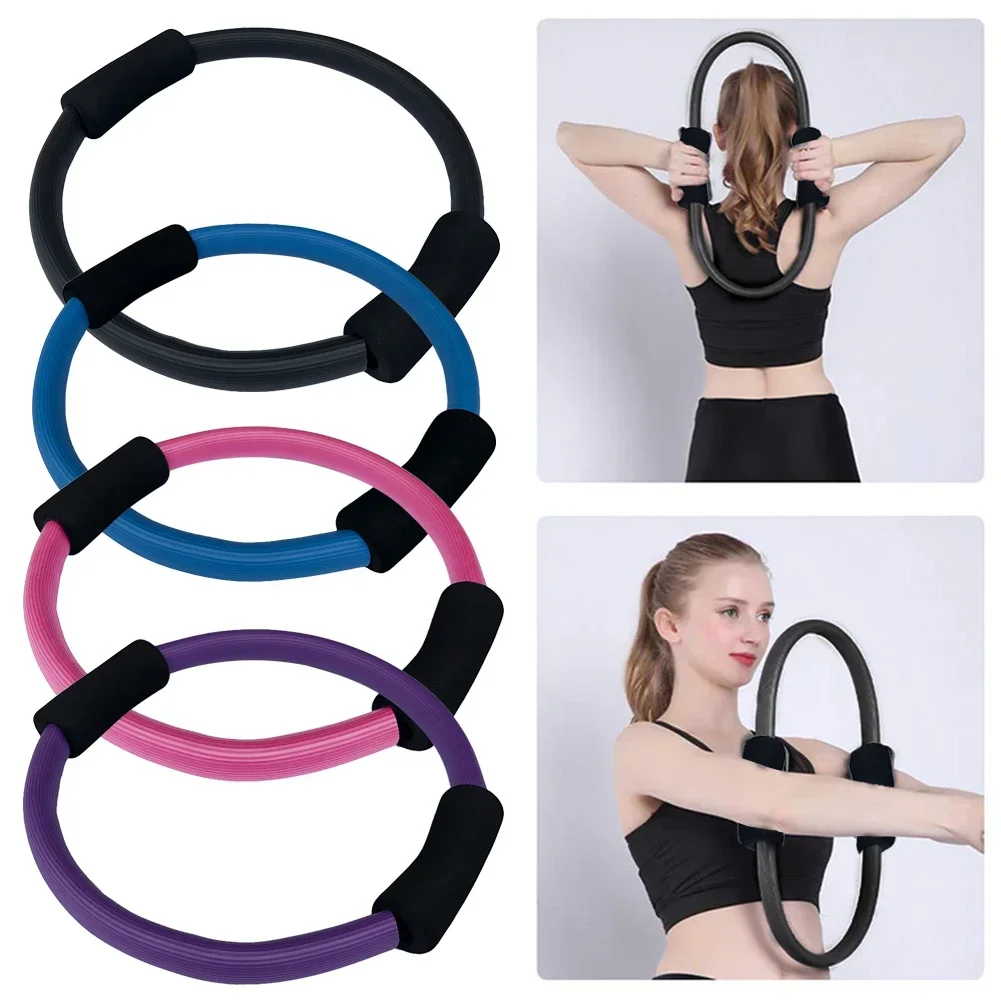 Yoga Ball Magic Ring Pilates Circle Exercise Equipment Workout Fitness Training Resistance Support Tool Stretch Band Gym