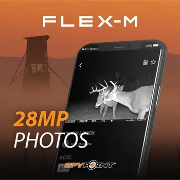 Flex-M Twin Pack Cellular Trail Cameras - Best Value in Hunting Accessories, No WiFi Needed, GPS, Night Vision, Dual-Si 3