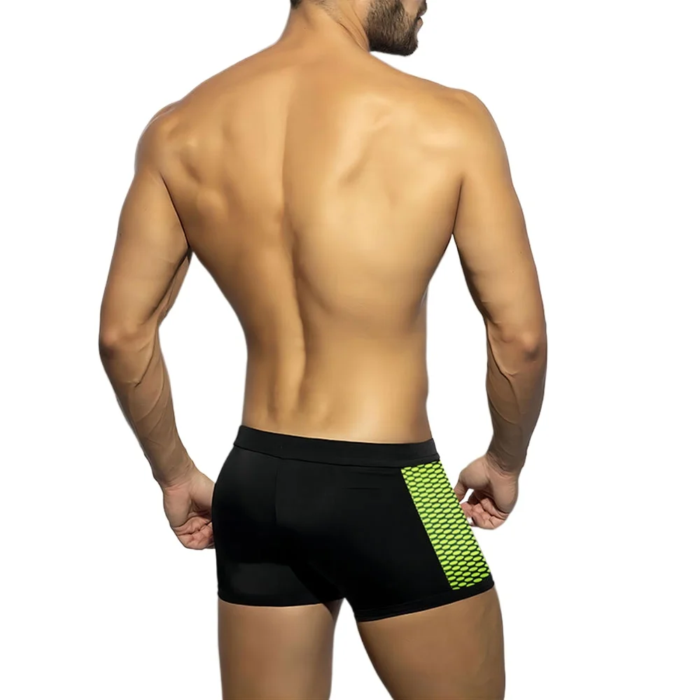 men's Swimwear Low Waist Surfing Trunk swim short sexy personality Swimsuit male pocket swimming beach board short men bathing swim trunks swim shorts men swimsuit