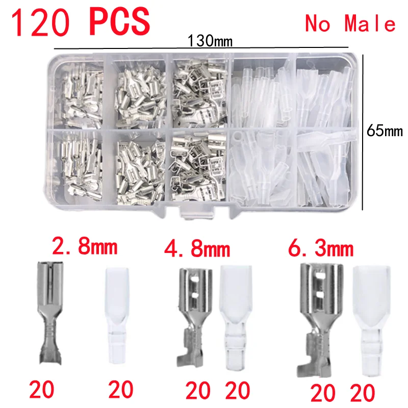120pcs silver