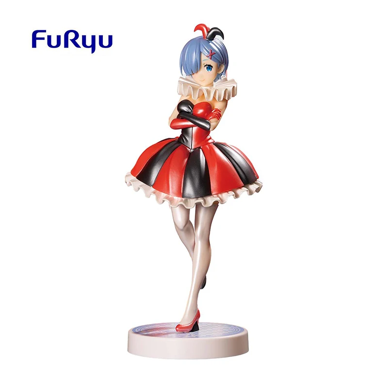 

Original Anime Figure 21cm FuRyu Re:Life in A Different World from Zero Rem Circus Model Toys Decoration Doll Gift