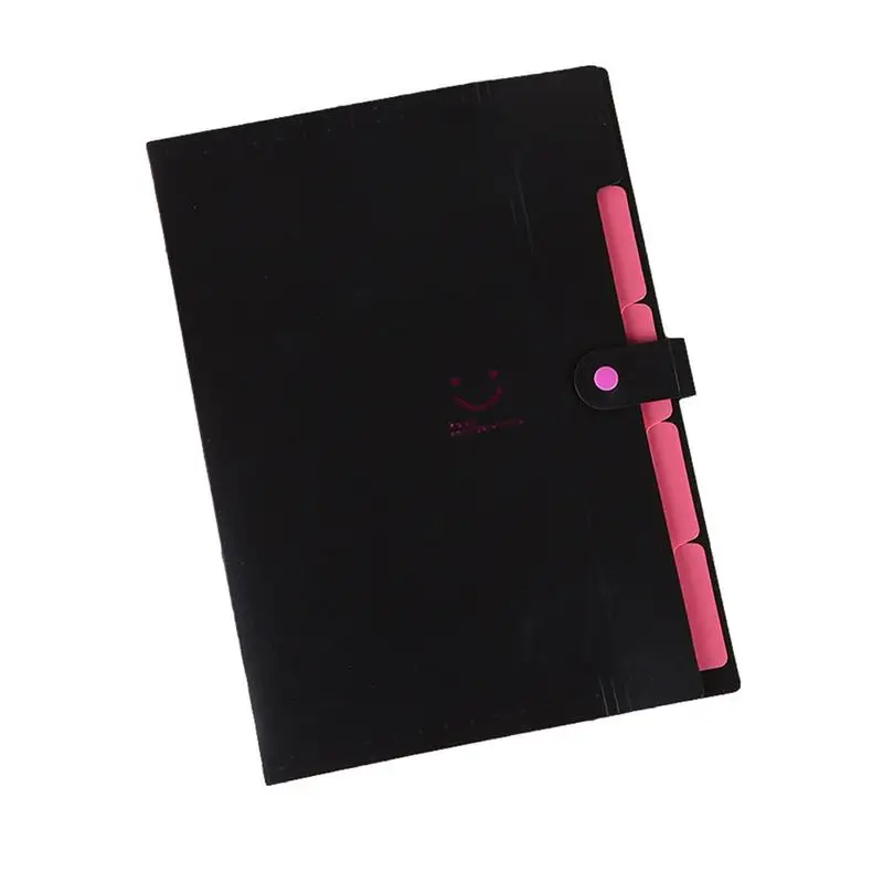 

File Organiser Folder Expandable Waterproof Divided Document Holder Dustproof File Organiser With 5 Pockets & 4 Tabs Large