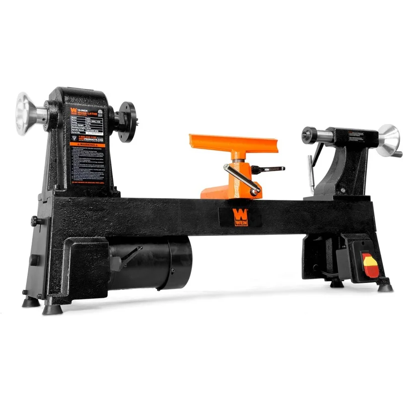 

WEN LA3424 4.5-Amp 12-Inch by 18-Inch 5-Speed Benchtop Wood Lathe , Black