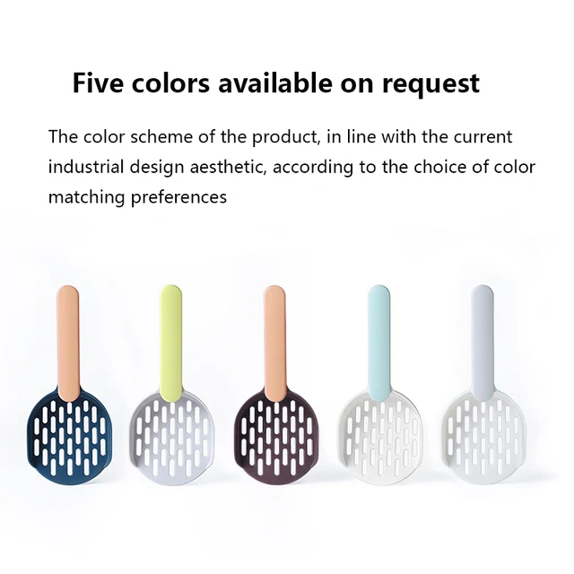Cat Litter Shovel Pet Cleanning Tool Plastic Scoop Cat Sand Cleaning Products Toilet For Dog Food Spoons Cat Supplies 5