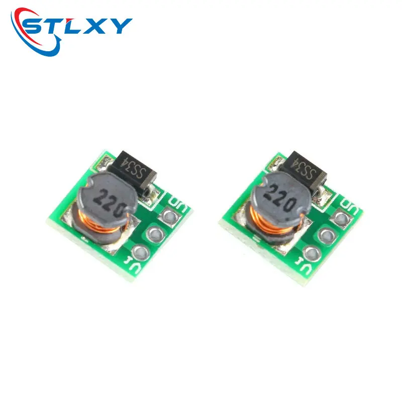 2PCS 0.9-5V 5V DC-DC 스텝 업 전원 공급 장치 모듈 전압 부스트 컨버터 보드 1.5V 1.8V 2.5V 3V 3.3V 3.7V 4.2V 5V