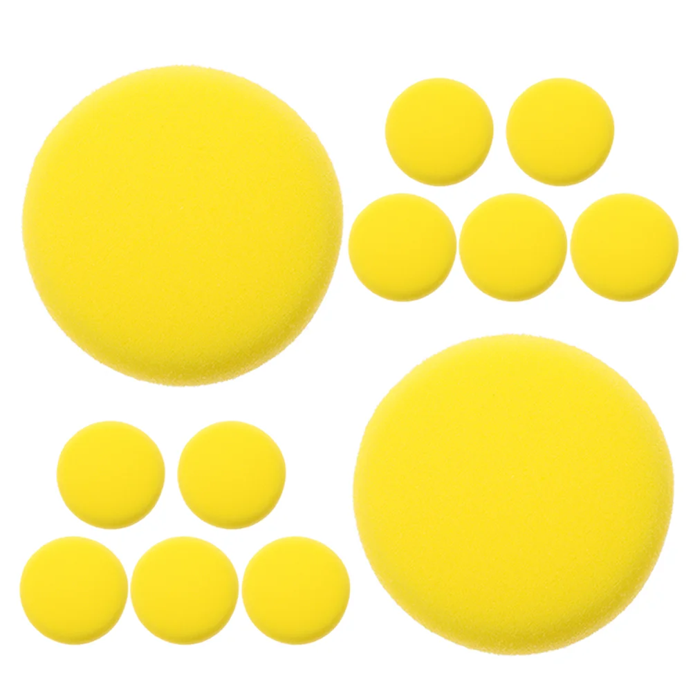 

16 Pcs Painting Sponge Facial Pattern Top Coat Sponges Face Round Decorative
