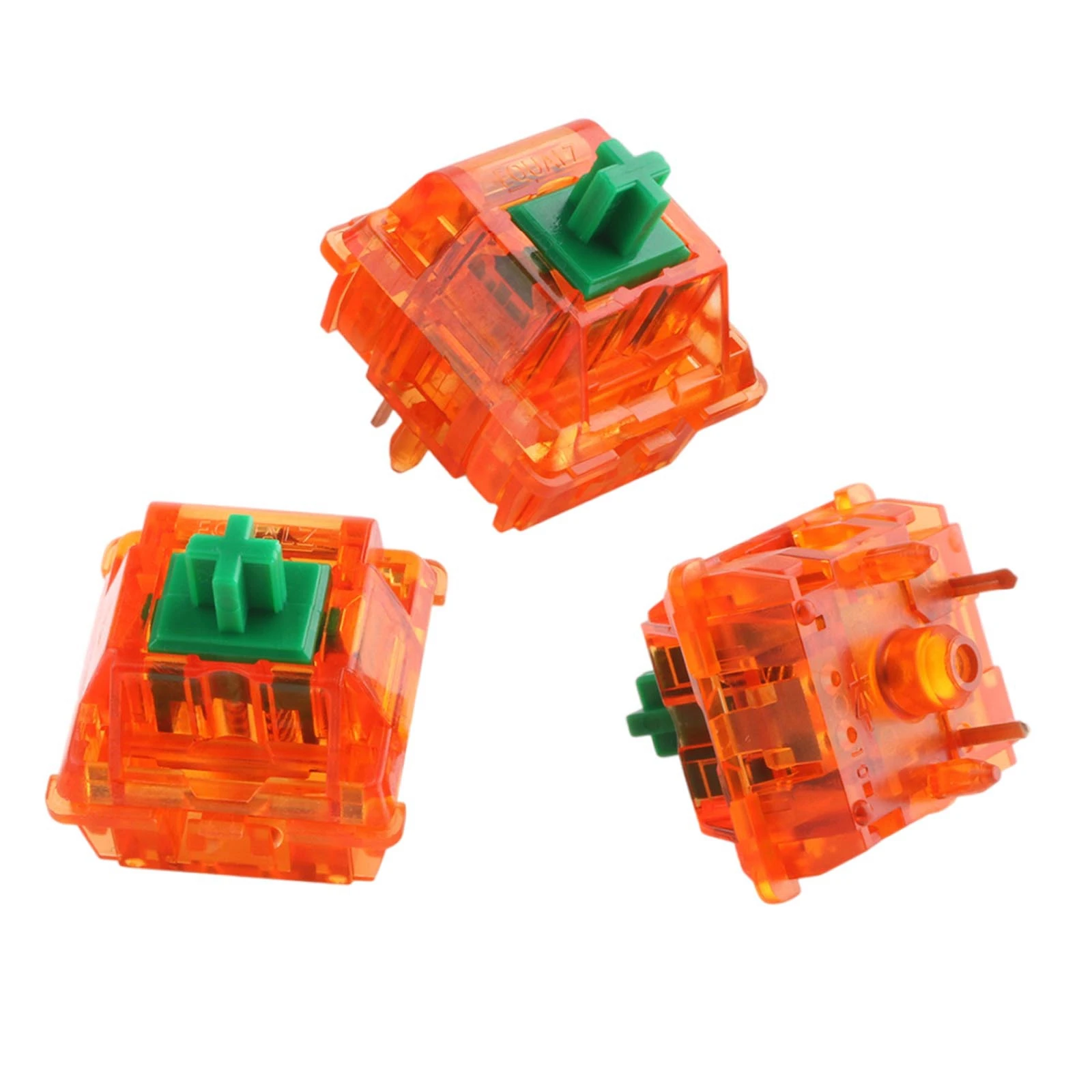 70/90/110Pcs C3 Equalz Tangerine Linear Switches 62g/67g UHMWPE Shell