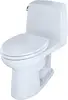 MS854114EL#11 Eco Ultramax ADA Elongated One Piece Toilet Colonial White It Also Provides An Additional 20% Water Savings 2