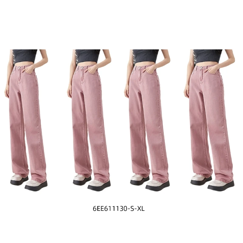 

Women's Casual Loose Palazzos Pants Highs Waist Wide Leg Denims Jeans Gifts