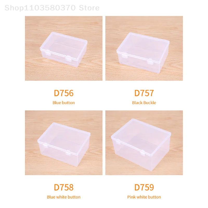 

1pc Snap-on Mini PP Empty Box Plastic PP Empty Box With Cover Plastic Box Packaging Parts Storage Box Fishing Gear Storage Box