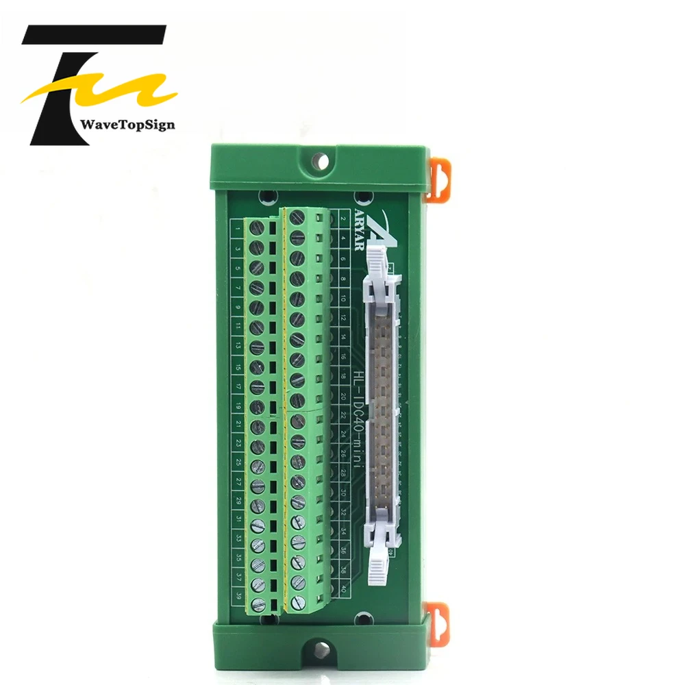 웨이브탑사인 Idc40 터미널 블록 브레이크아웃 보드 Idc40 커넥터 Plc 릴레이 어댑터 Idc40 브레이크아웃 보드 Idc40 데이터 케이블