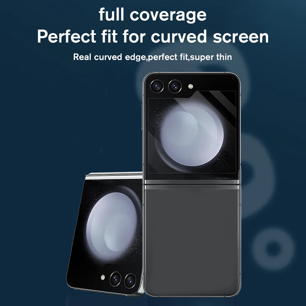 Pellicole Anti-Peeping Hydrogel Pellicola Salvaschermo Privacy Per Samsung Z Flip 5 Schermo Posteriore Samsung Z Flip 5 Z F Li P 5 Z Perfect Fit
