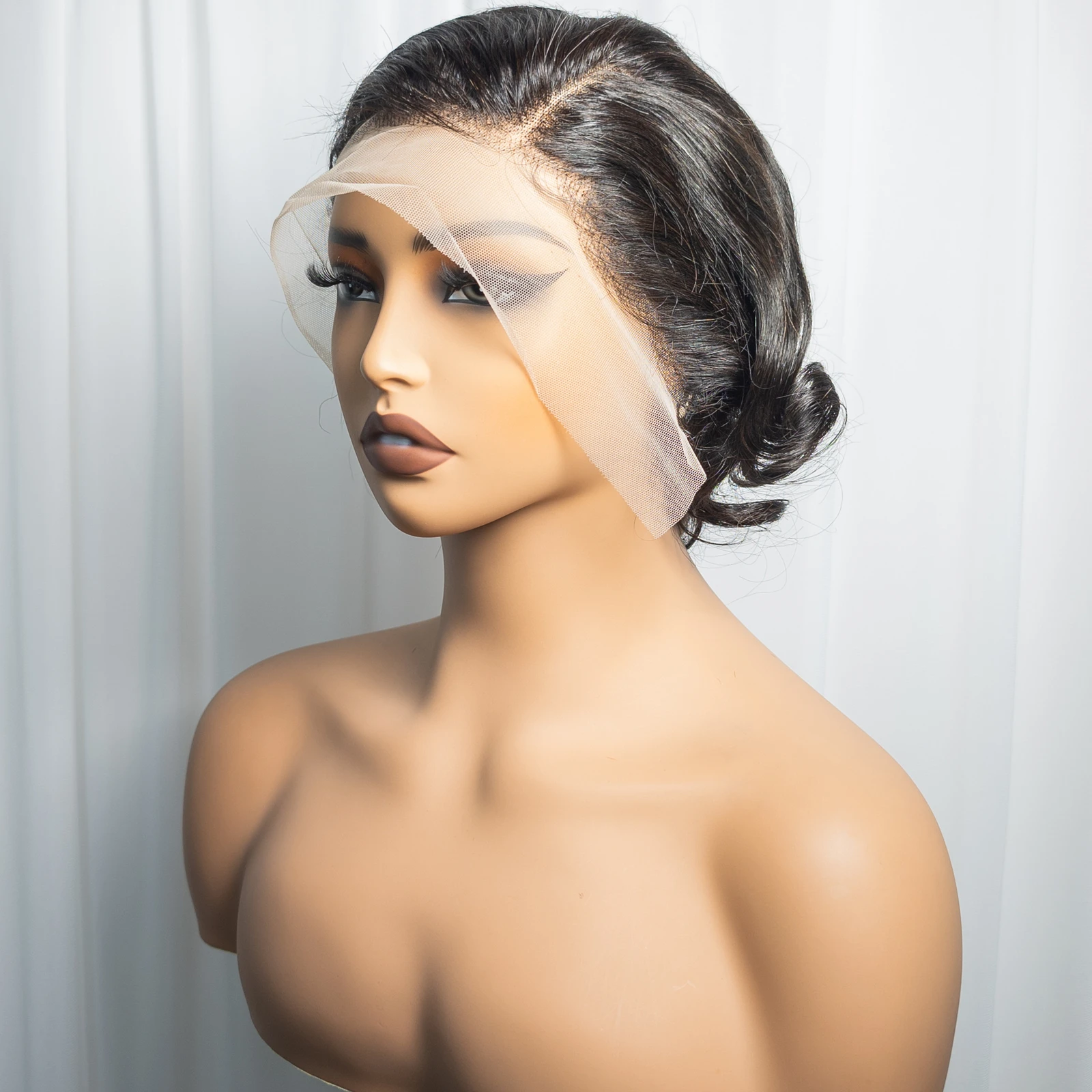 HD Lace Frontal Short Bob Wigs 13x4 human hair wig lace front wig human hair wigs front lace wig 200% Density Bouncy Curly Human Hair Wigs Brazilian Remy Pixie Cut Human Hair PrePlucke