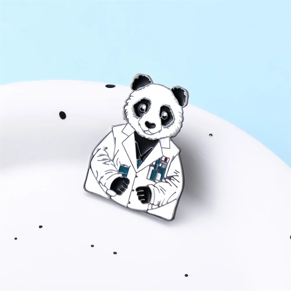Cute Panda Scientist