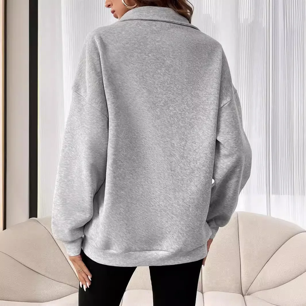 Women Autumn Winter Sweatshirts Long Sleeve Pullover