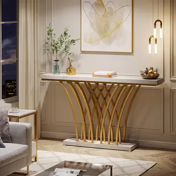 Gold Modern Console Table 1