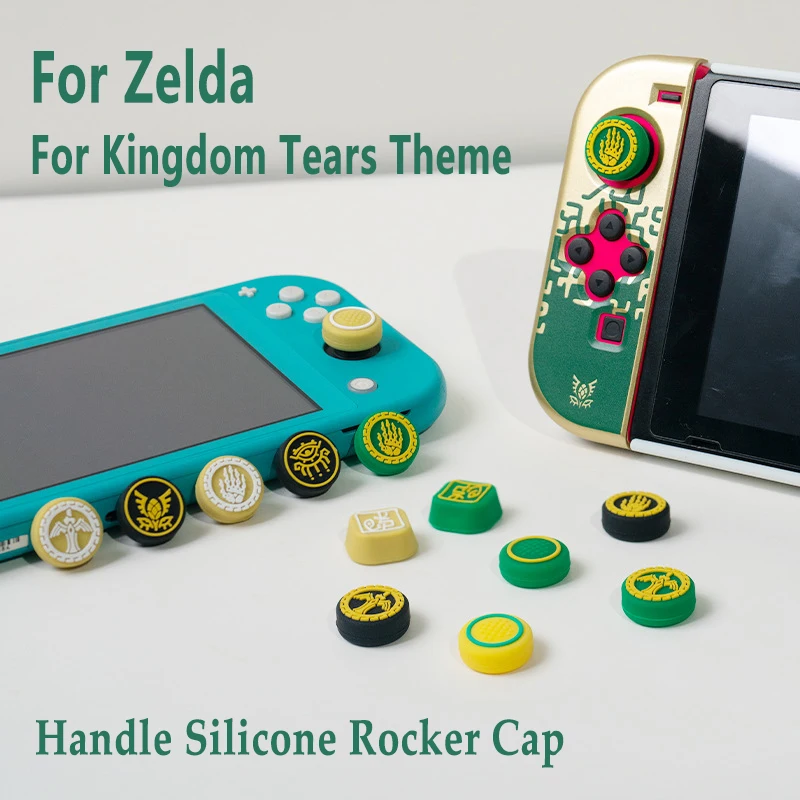 Per Zelda Kingdom Of Tears Theme Rocker Hat For Switch Soft Silicone Rocker Hat Handle Rocker Cappello Protettivo Accessori Per Giochi