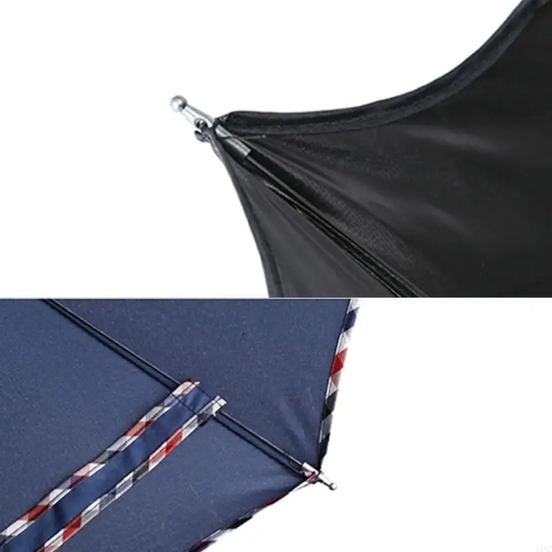 AXYC 10 Pieces Umbrella Bone Covers For 4mm Hole Umbrella Tail Ends Tail Beads Repair Accessories