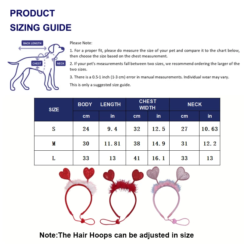 Ropa para mascotas de San Valentín | Tres tipos de lindos vestidos de princesa con estampado de amor para mascotas pequeñas y medianas, combinados con_voghion.com