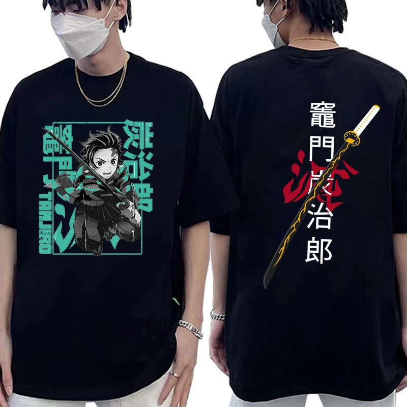 

Hot Fashion Kamado Tanjirou Printed T-shirts Anime Graphic T Shirt Women Men Casual Tops Cool Summer Short Sleeve