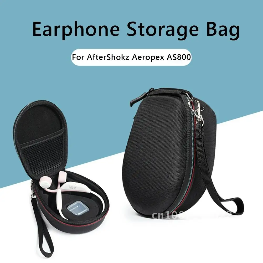 

Bone Conduction Headphones Case Carrying Box for AfterShokz Aeropex AS800/ AS660/AS650 TREKZ AIR Headset Storage Bag EVA Pouch