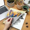 Butterfly and Flowers Adult Coloring Book - 20*20cm 24 Page Art Coloring Book - Helps Reduce Stress and Ease Emotions 4