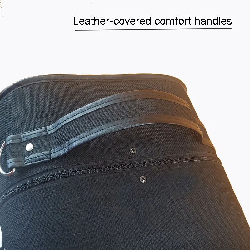 16.5 inch Double Viola Box with Oversized Accessory Box for Shoulder Rest square box waterproof material viola case