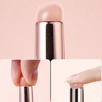 Nail Art Silicone Brush Reusable Mirror Powder Pigment Applying Manicure Tool Gradient Effect Nail Arts Silicone Applicator 2