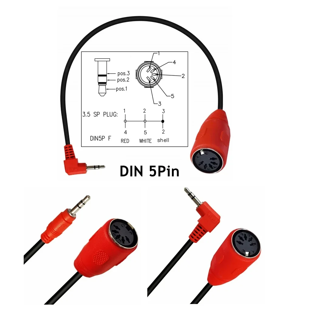 Cable Mtueranc 5pin Din, Din 5pin Midi Mali A 3,5 Mm Trs De | Meses sin