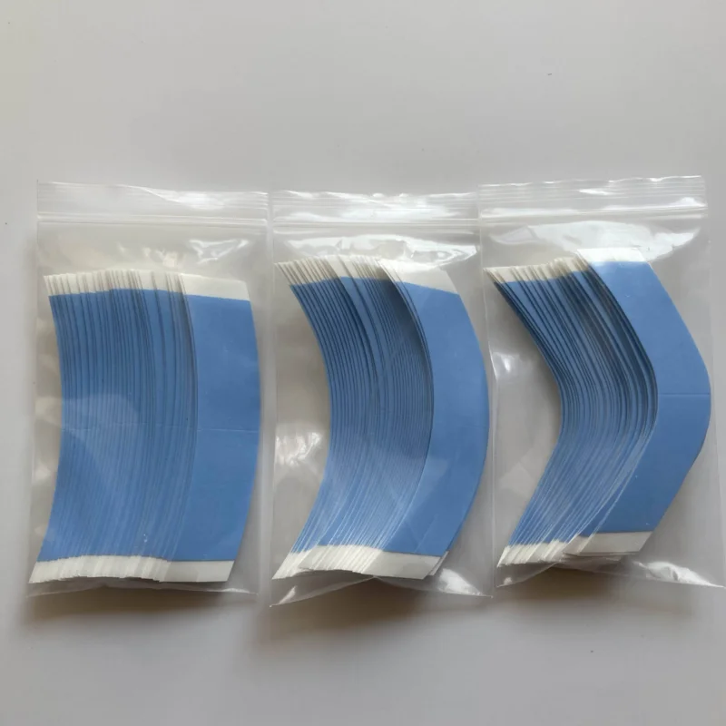 36pcs Blue Wig Tape Double Sided Adhesive Hair System Tape for Lace Wig Toupee Hair Pieces