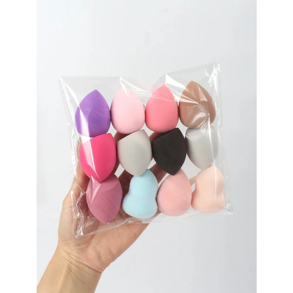 Versatile Beauty Sponge Set - Multi-Pack of Assorted Colors & Shapes for Effortless Makeup Application
