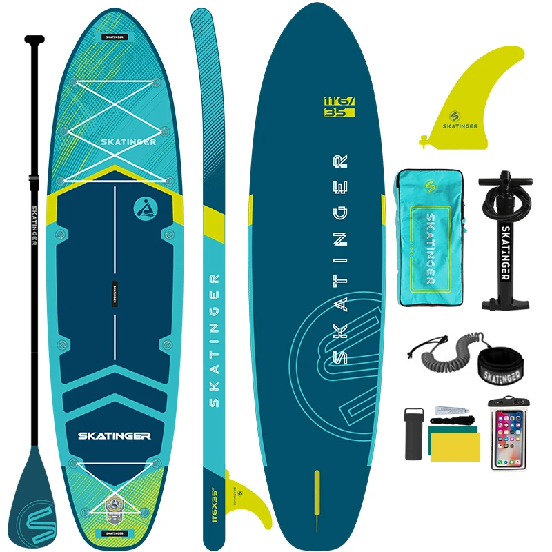 

skatinger stand up sub paddleboard Inflatable Sup Surf Paddle Board Surfboard for Youth