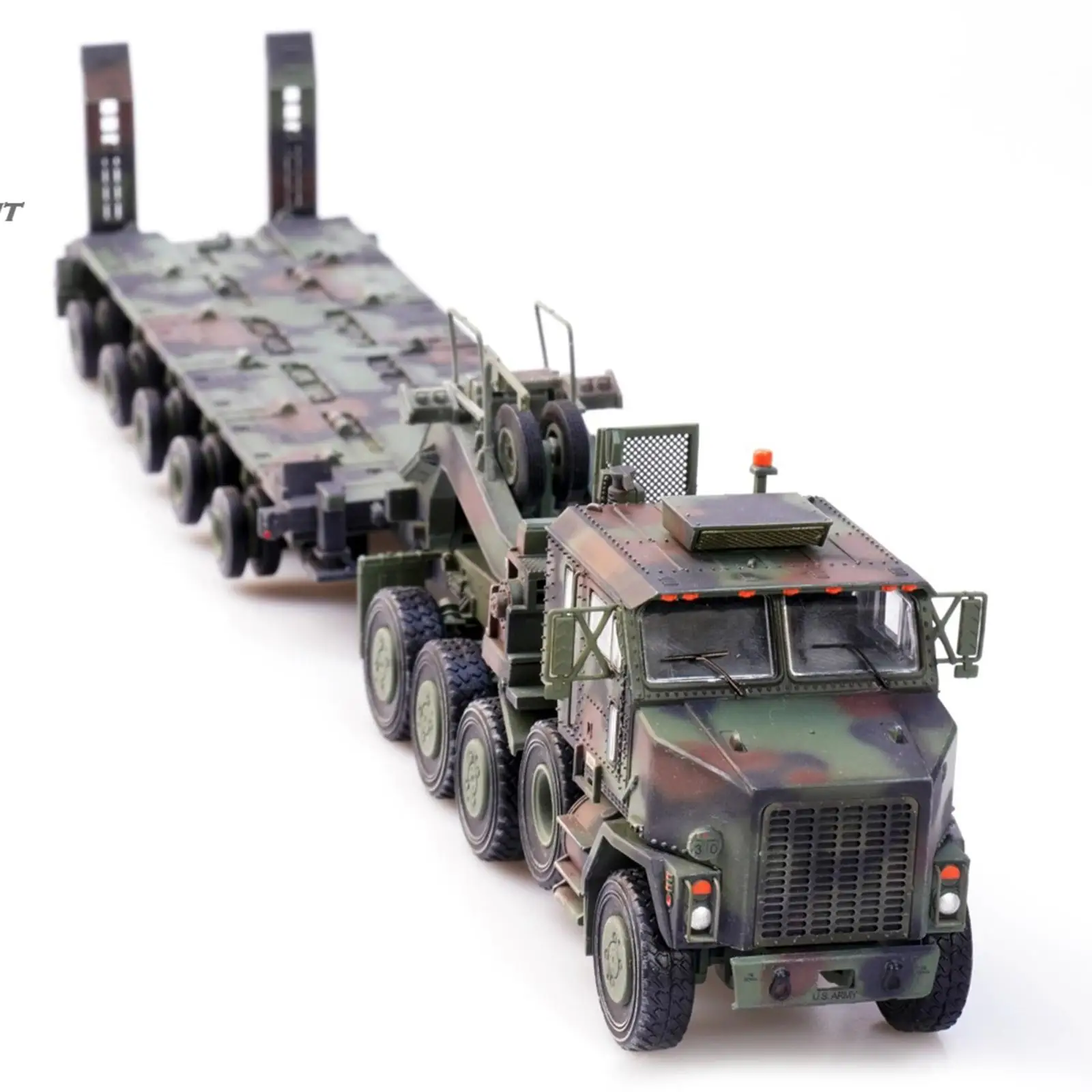 

1:72 Scale Heavy Equipment Transporter Educational Toys Tank Transporter Model for Adults Boy Girls Tabletop Decor Birthday Gift