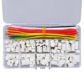 Sf702f99f416140b08cdbfdd2fa8978f7v.png JST XH – Kit de prise de connecteur 2.54mm, avec fil en Silicone pré-épilé, câble adaptateur de boîtier 2/3/4/5/6 broches, connecteur mâle femelle