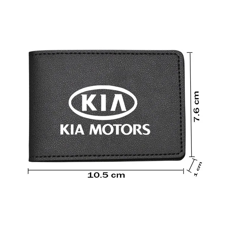 Sleek Car-Themed Slim Credit Card Holder Wallet with Money Clip