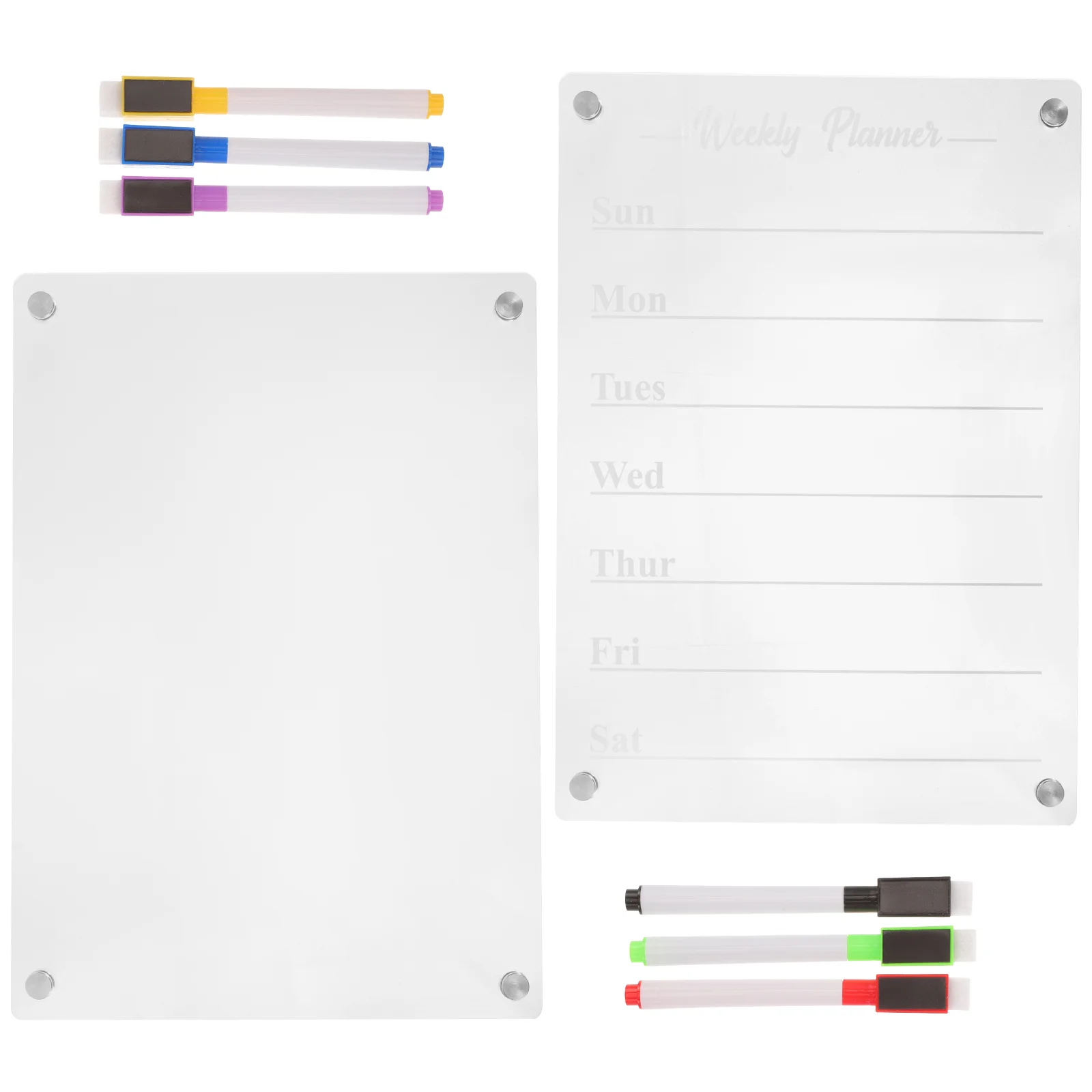 

Three-dimensional Acrylic Message Board Fridge Magnetic Whiteboard for Small Dry Erase