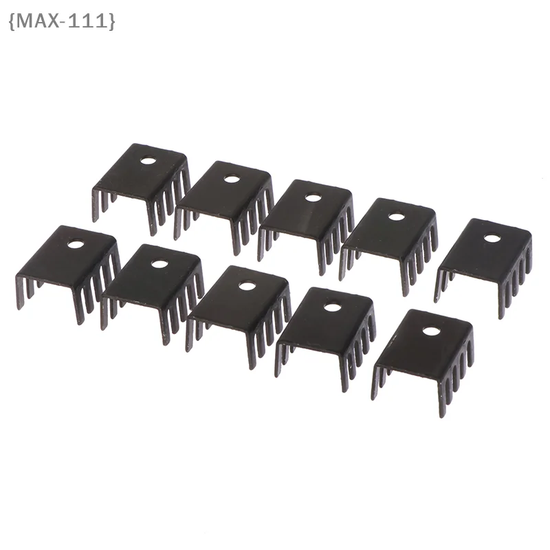 【F2-MAX111】10개 TO-220 알루미늄 프로파일 7805 히트싱크 781 라디에이터 히트싱크 19*15*10MM 알루미늄 합금 프로파일 쿨러