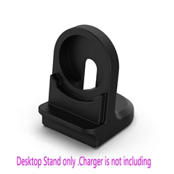 Silicon Dock Charger Stand with USB Cable Organizer (Black Support Only)