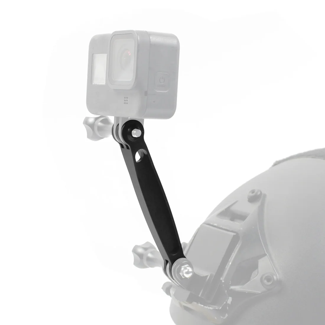 Bras Extension Aluminium 68/88/108mm + Adaptateur pour Gopro Insta360