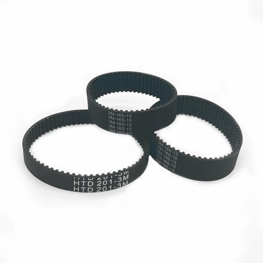 HTD3M Timing belt HTD 3M 420~HTD 3M 597 Length Width 10mm 15mm 20mm Pitch 3mm Closed-loopRubber Synchronous Belt CNC